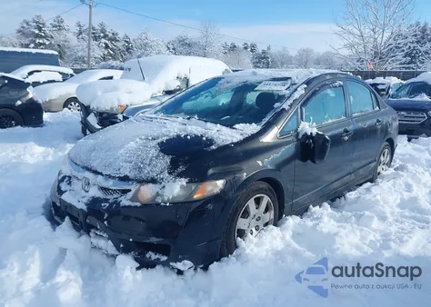 2010 Honda Civic Lx from USA, damaged, VIN 2HGFA1F55AH543889